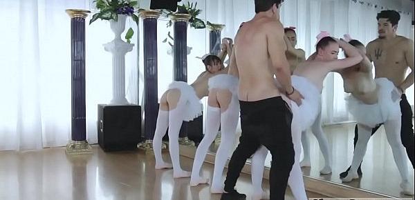  Juicy ass anal orgy Ballerinas